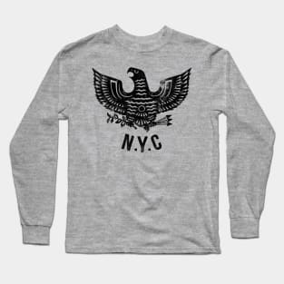 Eagle NYC - black (distressed) Long Sleeve T-Shirt